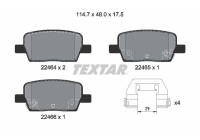 Brake Pad Set, disc brake Q+ 2246401 Textar