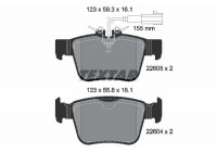 Brake Pad Set, disc brake Q+ 2260501 Textar