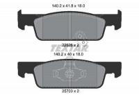 Brake Pad Set, disc brake Q+ 2262601 Textar