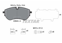 Brake Pad Set, disc brake Q+ 2264401 Textar