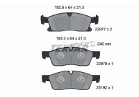 Brake Pad Set, disc brake Q+ 2297701 Textar