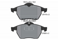 Brake Pad Set, disc brake Q+ 2311502 Textar