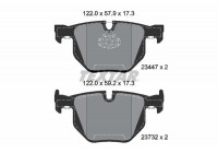 Brake Pad Set, disc brake Q+ 2344704 Textar