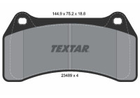 Brake Pad Set, disc brake Q+ 2348901 Textar