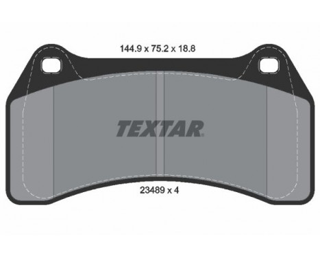 Brake Pad Set, disc brake Q+ 2348901 Textar