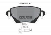 Brake Pad Set, disc brake Q+ 2355702 Textar