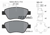 Brake Pad Set, disc brake Q+ 2370601 Textar