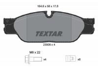 Brake Pad Set, disc brake Q+ 2390801 Textar