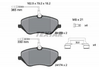 Brake Pad Set, disc brake Q+ 2413301 Textar