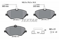 Brake Pad Set, disc brake Q+ 2413303 Textar