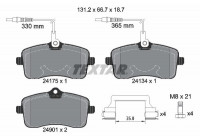 Brake Pad Set, disc brake Q+ 2417501 Textar