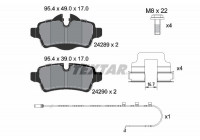 Brake Pad Set, disc brake Q+ 2428904 Textar