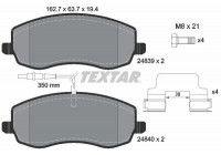 Brake Pad Set, disc brake Q+ 2483901 Textar