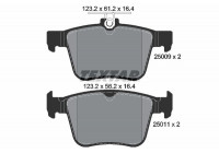 Brake Pad Set, disc brake Q+ 2500901 Textar