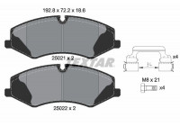 Brake Pad Set, disc brake Q+ 2502101 Textar