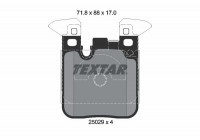 Brake Pad Set, disc brake Q+ 2502902 Textar