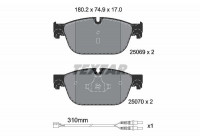 Brake Pad Set, disc brake Q+ 2506901 Textar