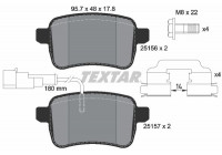 Brake Pad Set, disc brake Q+ 2515601 Textar