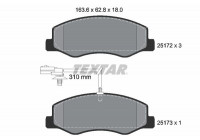 Brake Pad Set, disc brake Q+ 2517201 Textar