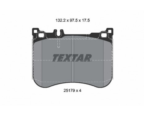 Brake Pad Set, disc brake Q+ 2517903 Textar