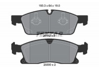 Brake Pad Set, disc brake Q+ 2519201 Textar