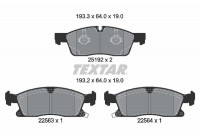 Brake Pad Set, disc brake Q+ 2519209 Textar