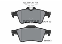 Brake Pad Set, disc brake Q+ 2521801 Textar