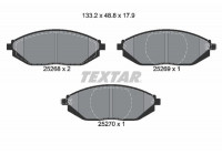 Brake Pad Set, disc brake Q+ 2526801 Textar