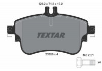 Brake Pad Set, disc brake Q+ 2532601 Textar