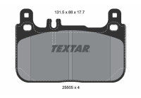 Brake Pad Set, disc brake Q+ 2550501 Textar