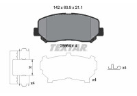 Brake Pad Set, disc brake Q+ 2556403 Textar