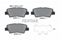 Brake Pad Set, disc brake Q+ 2564701 Textar