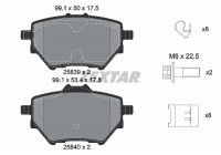 Brake Pad Set, disc brake Q+ 2583901 Textar