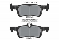 Brake Pad Set, disc brake Q+ 2584101 Textar