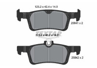 Brake Pad Set, disc brake Q+ 2584104 Textar