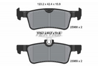 Brake Pad Set, disc brake Q+ 2596801 Textar