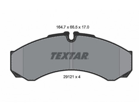 Brake Pad Set, disc brake Q+ 2912111 Textar