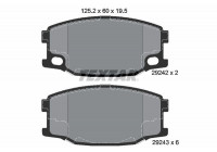Brake Pad Set, disc brake Q+ 2924201 Textar