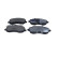 Brake pad set, disc brake QP0009C Quaro