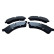 Brake pad set, disc brake QP0014C Quaro