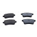 Brake pad set, disc brake QP0015C Quaro