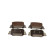 Brake pad set, disc brake QP0018 Quaro