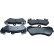 Brake pad set, disc brake QP0019C Quaro