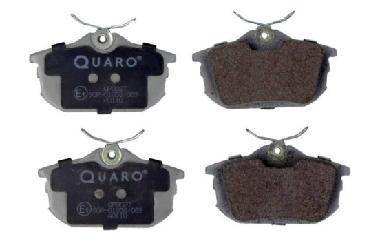 Brake pad set, disc brake QP0027 Quaro