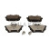 Brake pad set, disc brake QP0027C Quaro