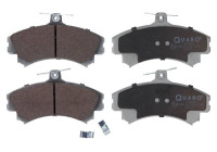 Brake pad set, disc brake QP0085 Quaro