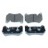 Brake pad set, disc brake QP0093 Quaro