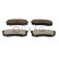 Brake pad set, disc brake QP0098C Quaro