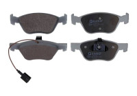 Brake pad set, disc brake QP0120 Quaro