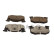 Brake pad set, disc brake QP0137C Quaro